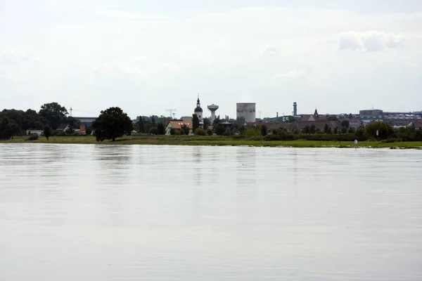 Elbe Orta Avrupa Nın Büyük Nehirlerinden Biridir — Stok fotoğraf
