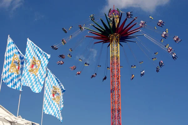 Carrusel Disfrute Parque Atracciones —  Fotos de Stock