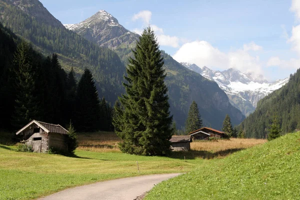 Vista Panorámica Del Hermoso Paisaje Los Alpes — Foto de Stock