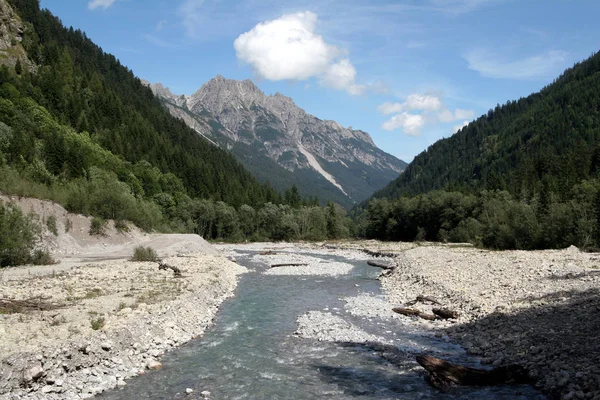 Hornbachtalu Tyrolu — Zdjęcie stockowe