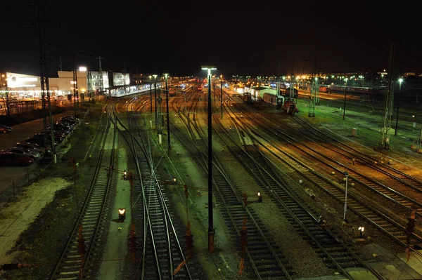 Treinstation Stad — Stockfoto