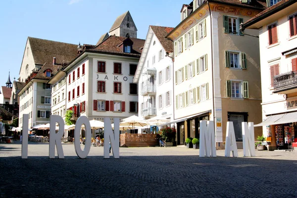 Schweiz Stadt Rapperswil — Stockfoto