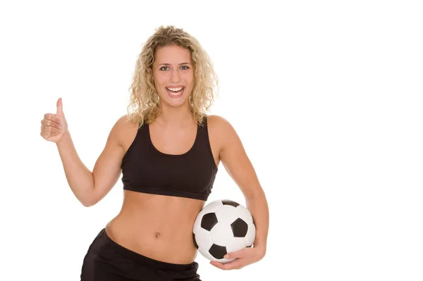 Schilderachtige Kijk Voetbalsport Concept — Stockfoto