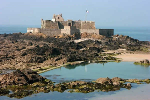 Pevnost Fort National Saint Malo — Stock fotografie