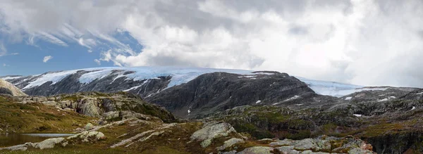 Norwegia Tle Krajobrazu — Zdjęcie stockowe