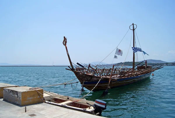 Prawdziwa Replika Argo Port Volos Grecki — Zdjęcie stockowe