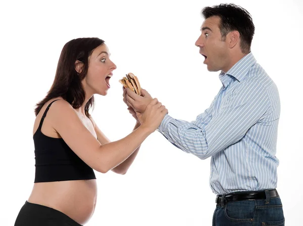 Closeup Portrait Pregnant Woman — Stock Photo, Image