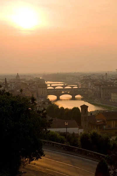 Firenze Olaszország Toszkán Régió Fővárosa Reneszánsz Művészet Építészet Számos Remekművének — Stock Fotó