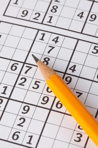 Sudoku Juego Cerebro Conceptual —  Fotos de Stock