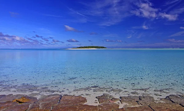 Vista Panorámica Isla Enfoque Selectivo — Foto de Stock