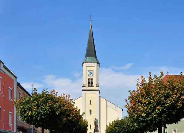 Szent Kereszt Templom Osterhofen Bajorország — Stock Fotó