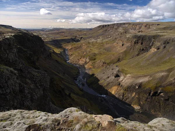 峡谷的风景性质 地质构造 — 图库照片