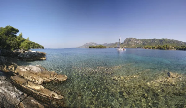 Panorama Makarska Adriatic Sea — Stock Photo, Image
