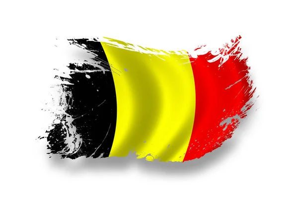 Flagge Belgiens Nationalflagge — Stockfoto