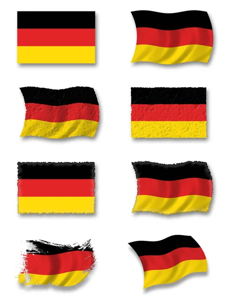 Bandiera Germania Bandiera Nazionale Del Paese — Foto Stock