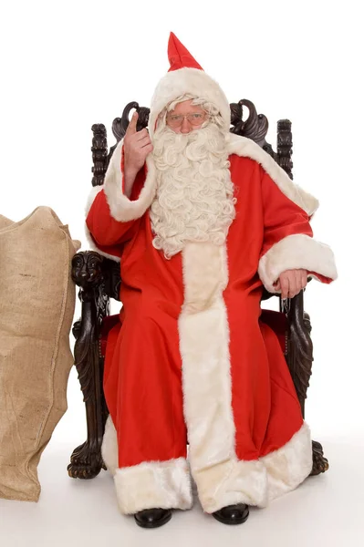 Papai Noel Hora Natal — Fotografia de Stock