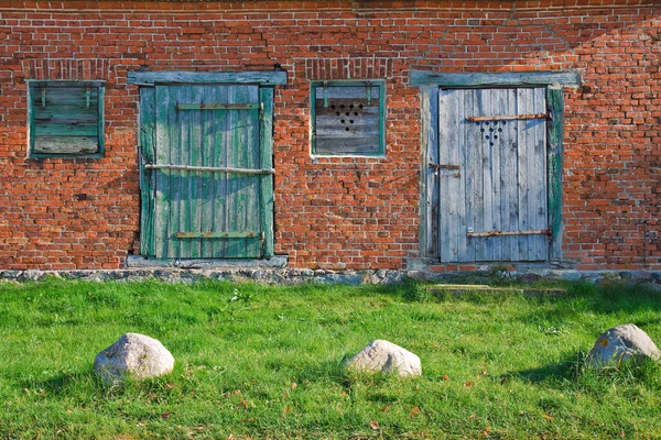 Detalj Ett Gammalt Hus — Stockfoto