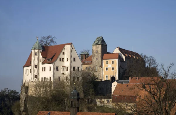 Malowniczy Widok Majestatyczną Średniowieczną Architekturę — Zdjęcie stockowe