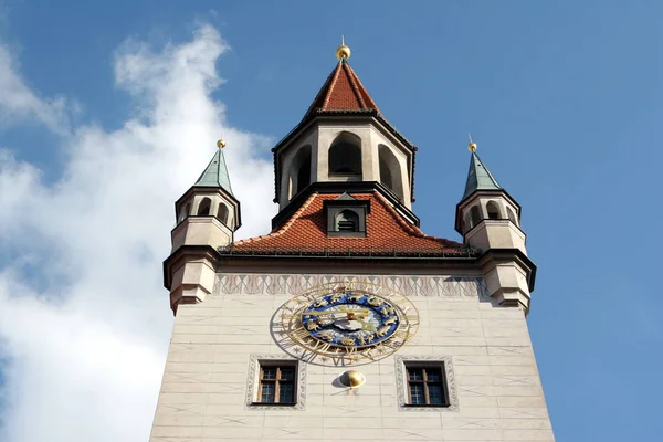 旧市政厅塔楼 Munich — 图库照片