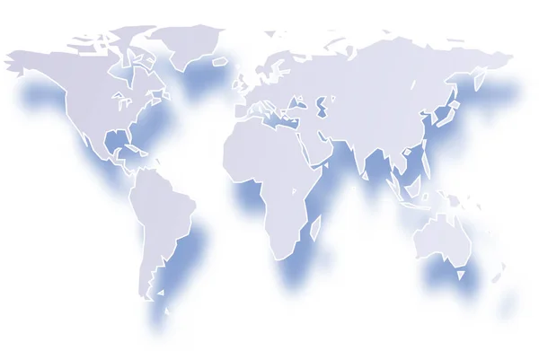 Graphically Background World Map — Stock Photo, Image