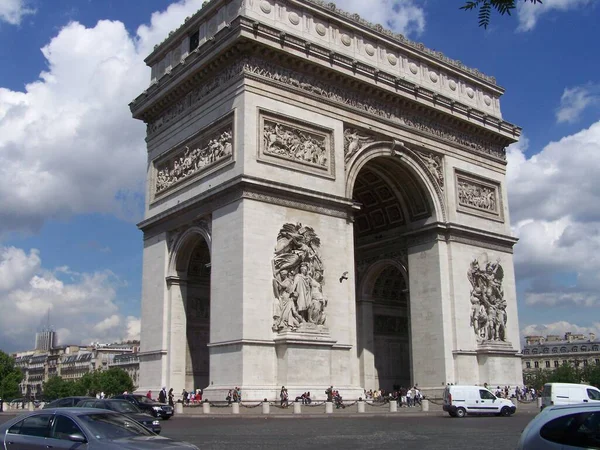 París Arco Del Triunfo — Foto de Stock