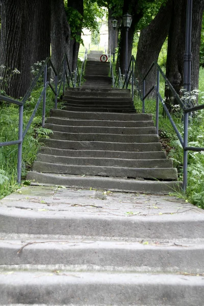ピルナのソネンシュタイン城への階段 — ストック写真