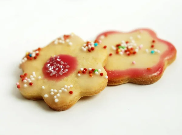 圣诞美味甜饼干 — 图库照片