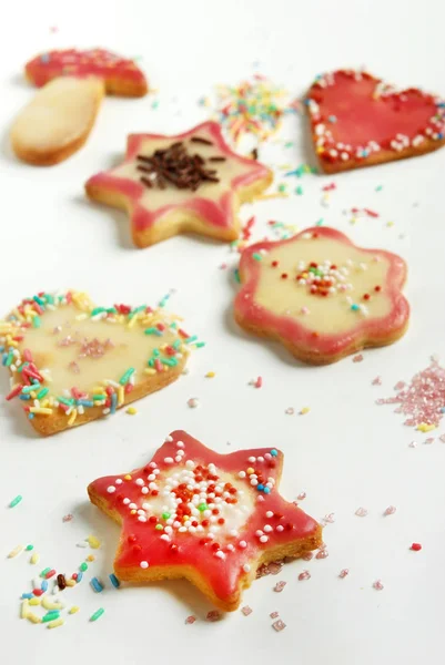 Navidad Deliciosas Galletas Dulces — Foto de Stock