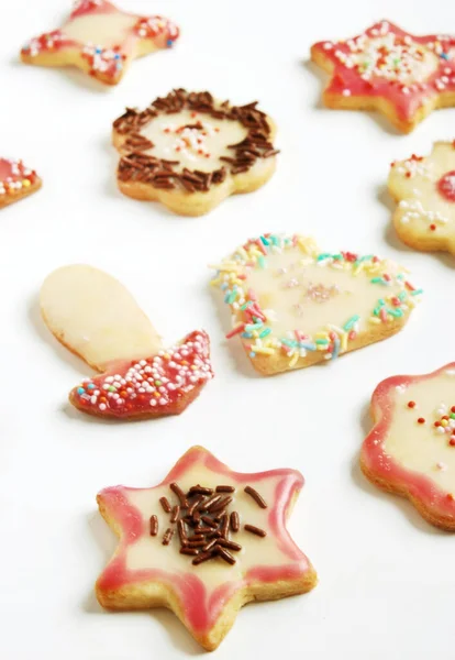 クリスマスおいしい甘いクッキー — ストック写真