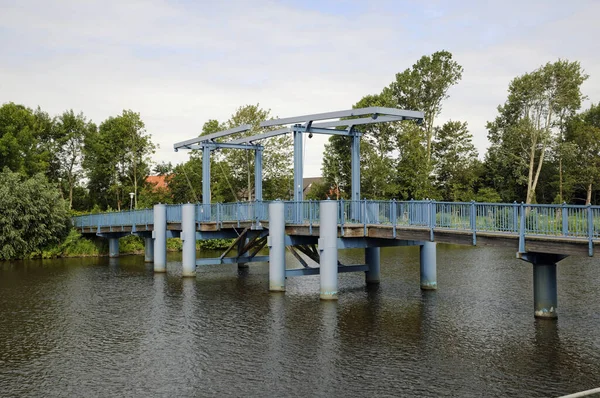 Blue Bridge Friedrichstadt — Stock Photo, Image