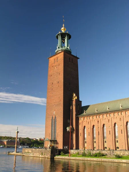 Stockholm Schweden Rathaus — Stockfoto