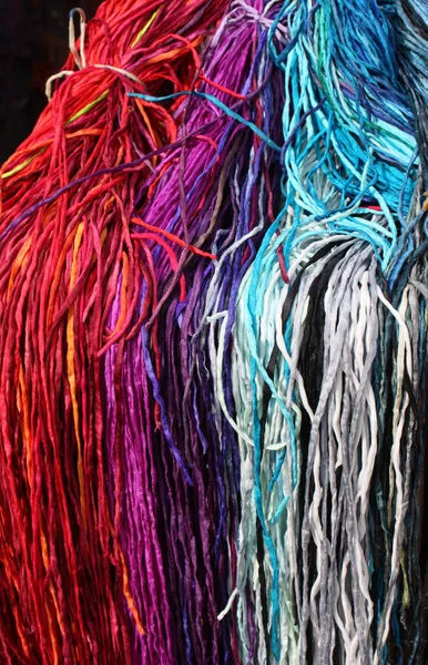 Colorful Threads Market — Stock Photo, Image