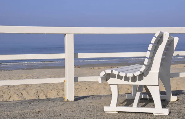 Chaises Vides Sur Plage — Photo