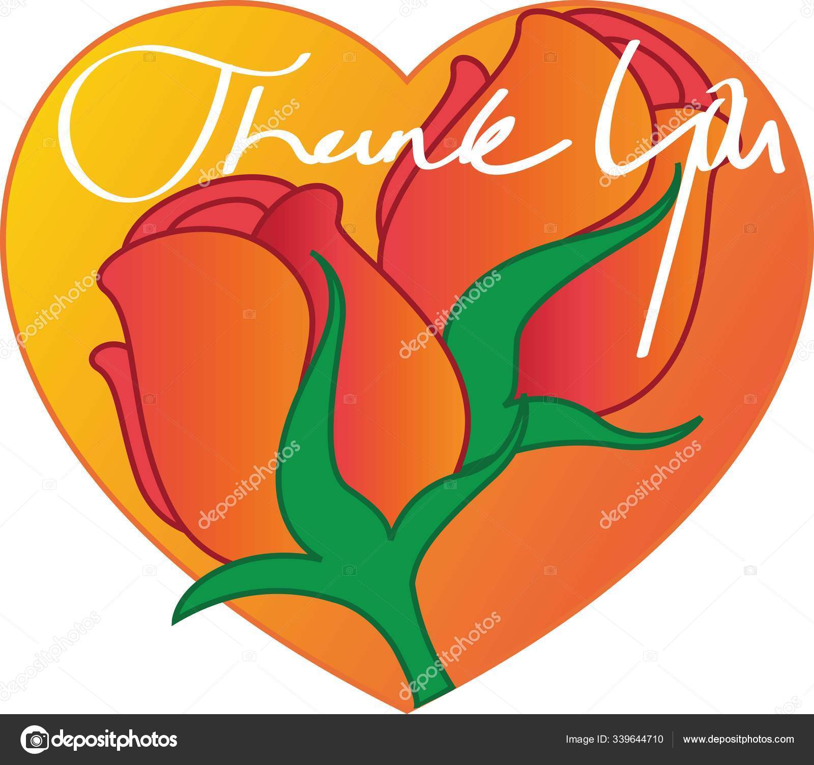 Love Symbols Rose Flower Stock Illustration by ©PantherMediaSeller