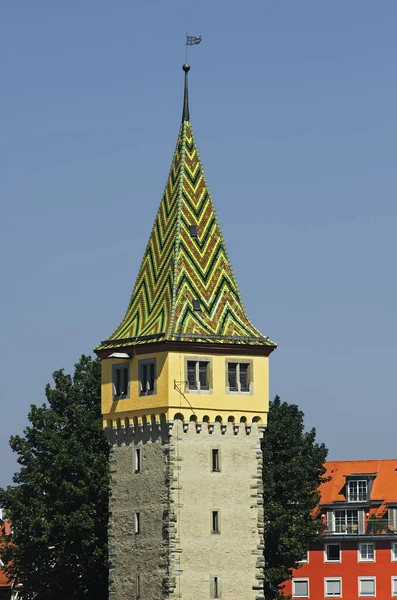 Mangturm Στο Lindau — Φωτογραφία Αρχείου
