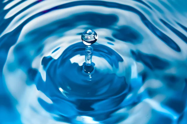 Gotas Agua Agua Salpicada — Foto de Stock