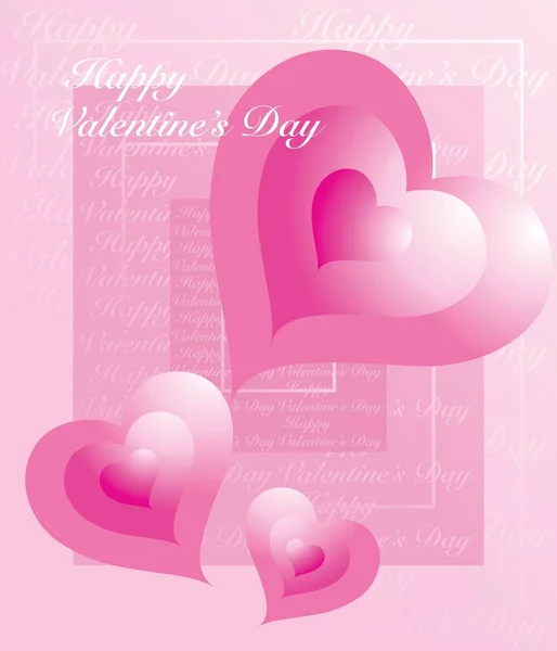 Colorful Background Valentine Day Card — Stock Photo, Image