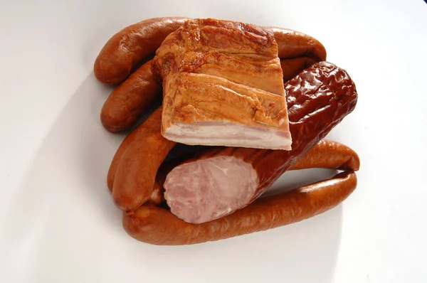 Berner Bacon Korv — Stockfoto