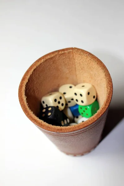 gambling dice cube, game of chance