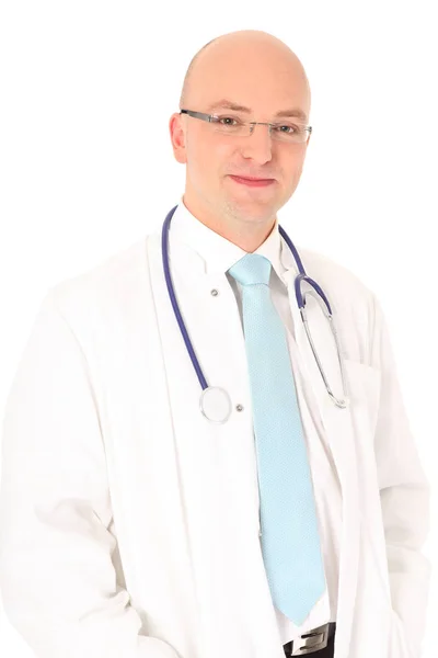 Médico Amigável Cuidados Médicos Profissionais — Fotografia de Stock