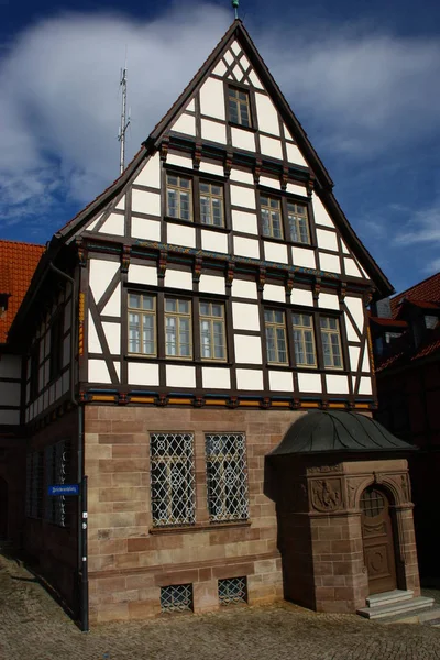 Half Timbered House Heiligenstadt — Stock Photo, Image