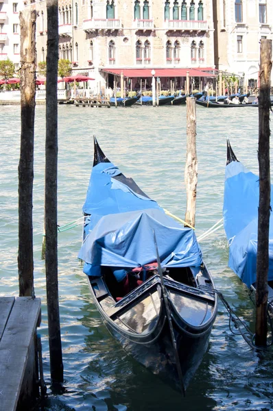 Gondolas Gran Canal Venecia Italia — Foto de Stock