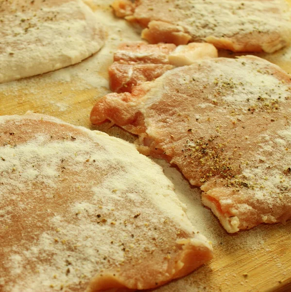 Alimentos Diferentes Foco Seletivo — Fotografia de Stock