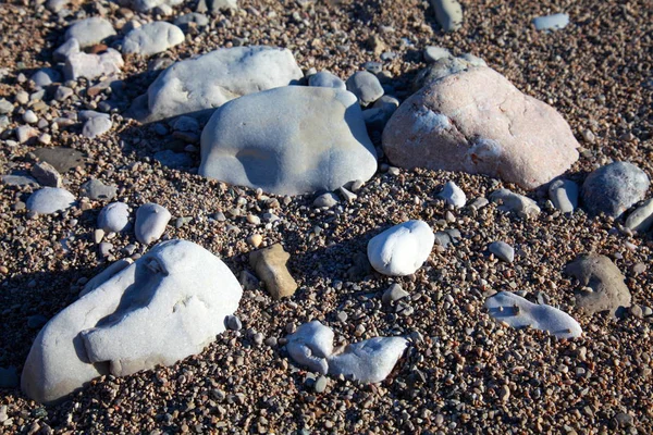 Галечные Камни Пляжные Скалы — стоковое фото