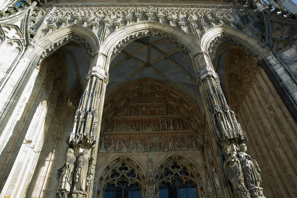 Ulm Katedraali 161 Korkeus Korkein Kirkko Torni Maailmassa Suurin Protestanttinen — kuvapankkivalokuva