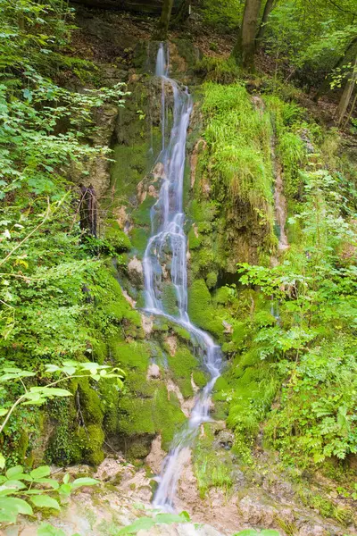 Vacker Vattenfall Naturen Bakgrund — Stockfoto