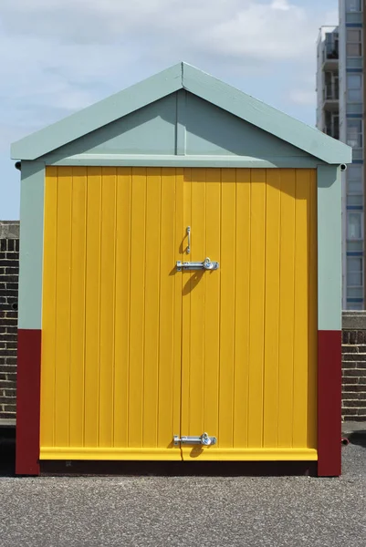 Strandhut Aan Hove Seafront Nederland — Stockfoto