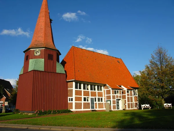 Schilderachtig Uitzicht Oude Kerk — Stockfoto