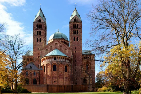 Offizieller Name Domkirche Maria Und Stephan Die Größte Erhaltene Romanische — Stockfoto