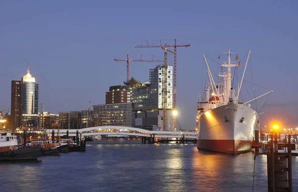 Hafenstadt Hamburg Deutschland — Stockfoto